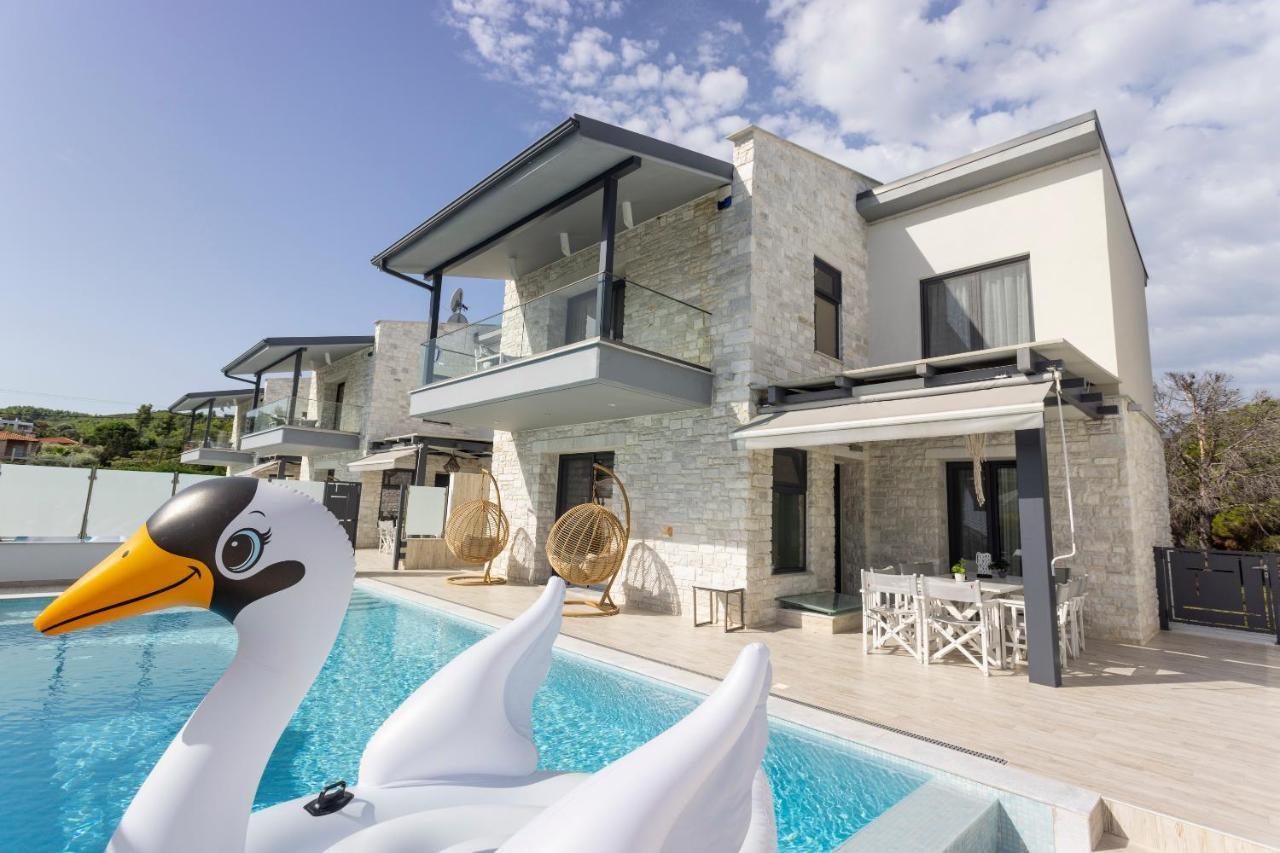 White Pearl Villa Pefkochori Luaran gambar